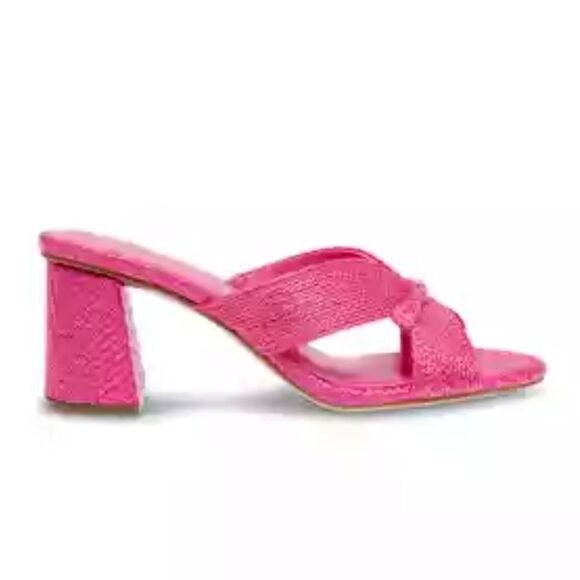 BRAND NEW DV BY DOLCE VITA WOMEN'S LAGUNA PEEP TOE SLIP ON HEELS SANDAL - Picture 15 of 15